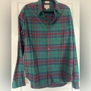 J.Crew Men’s mid weight classic fit flannel